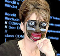 The Palin cyborg is headed back to SkyNet for an upgrade to several of its functions.