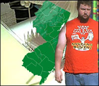 Researchers have traced the origin of the Douche Bag Disease to New Jersey.