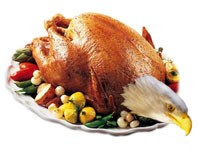 The FDA is suggesting bald eagle as a substitute for this year's Thanksgiving turkey.