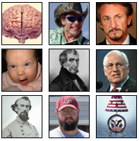 The Republican Council of Nine consists of: Walt Disney’s brain, Ted Nugent, Alternate Universe Sean Penn, a baby that was not aborted, the ghost of President William Harrison, the original Dick Cheney, Nathan Bedford Forrest (founder of the KKK), Mark Le