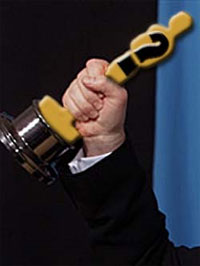 There is plenty of speculation as to what the Oscar statue will look like when hoisted by next years winners.