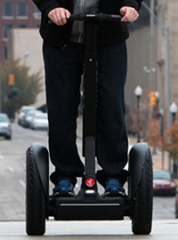 Kenny Drew is still showing off his Segway.