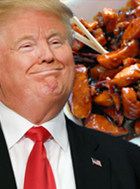 President Donald Trump has requested China set up a meeting with General Tso to discuss chicken.
