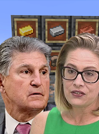 Senators Joe Manchin and Kyrsten Sinema have proposed taxing Minecraft players instead of billionaires to pay for the infrastructure bill. 