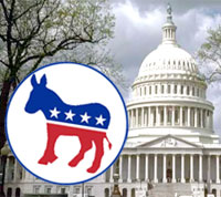 The Democratic majority in Washington is switching to reverse psychology in order to get legislation passed.