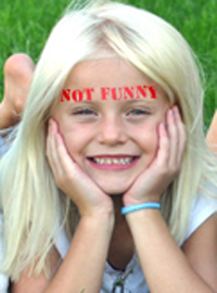 Parents have been asked to stop telling their children that they are funny.