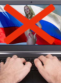 The United States and the European Union have blocked access to all Russian made pornography in response to Russia's invasion of Ukraine. 