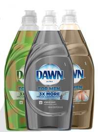 A new line of Dawn Dish Soap aimed at men will soon be available.