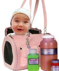 Babies and baby accessories are this fall's hottest fashion.